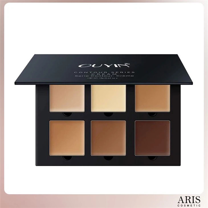 OUYIN Cosmetics Cream Contour And Highlighting Makeup Kit - Contouring Foundation/Concealer Palette